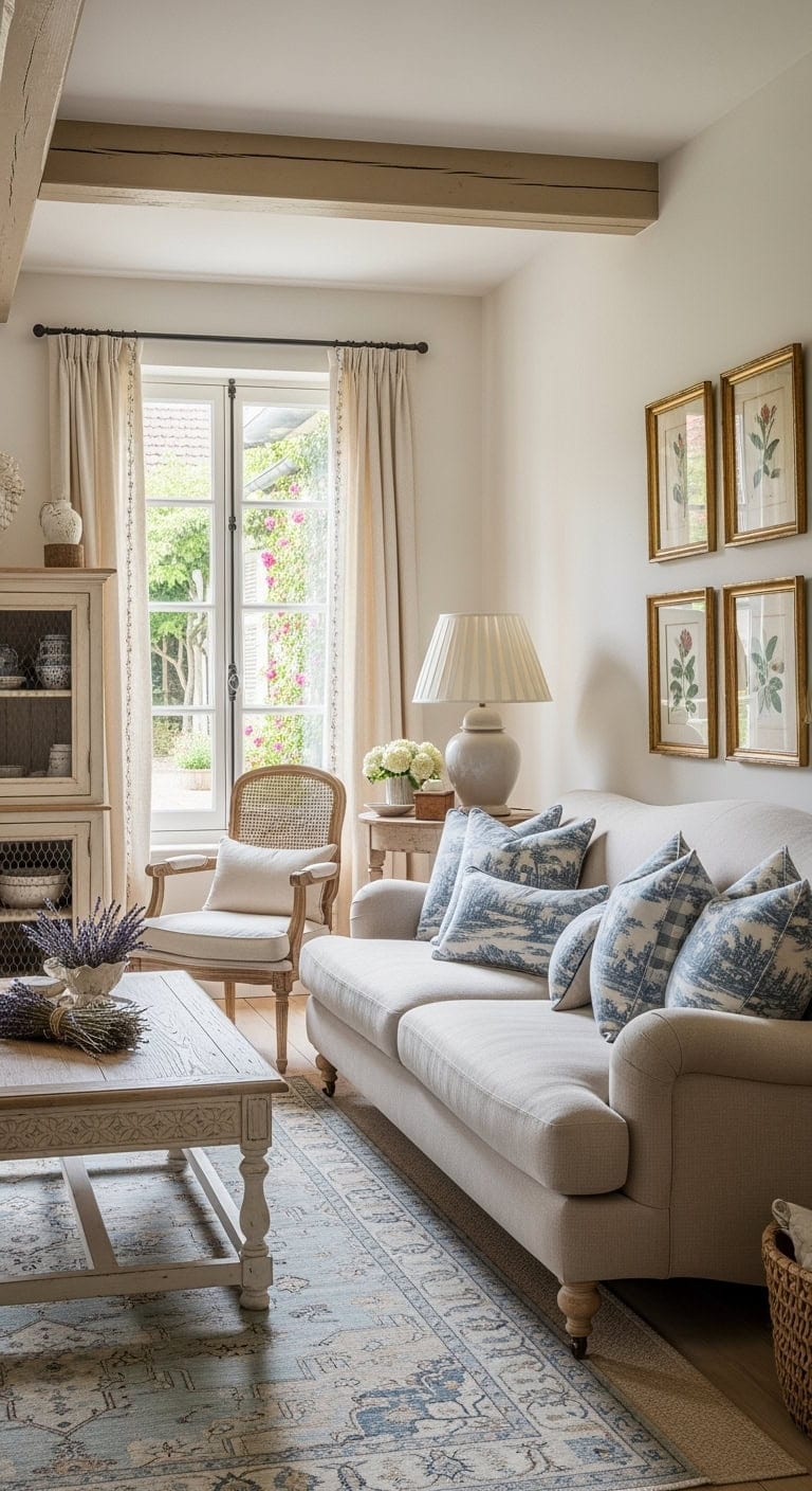 proven al beige cottage chic