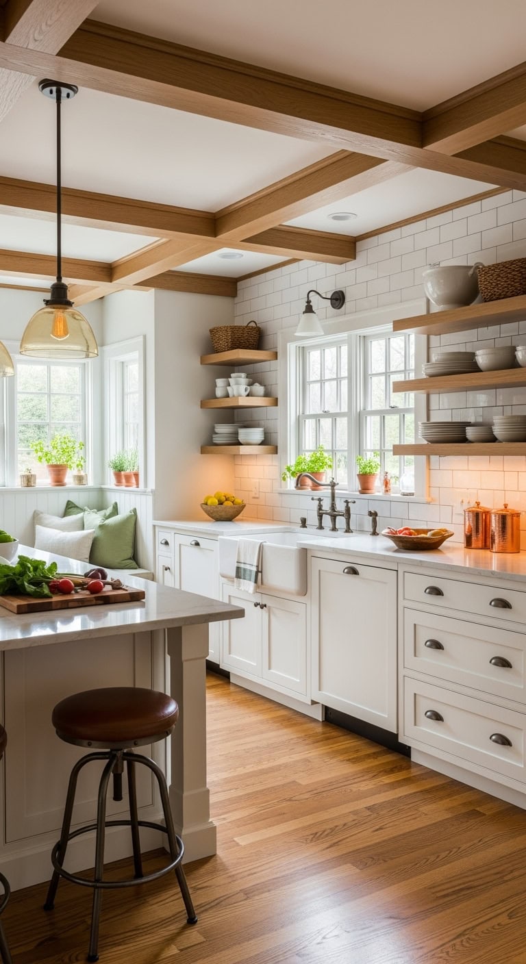 cozy craftsman kitchen charm