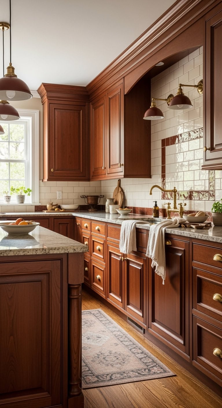 timeless rust kitchen elegance