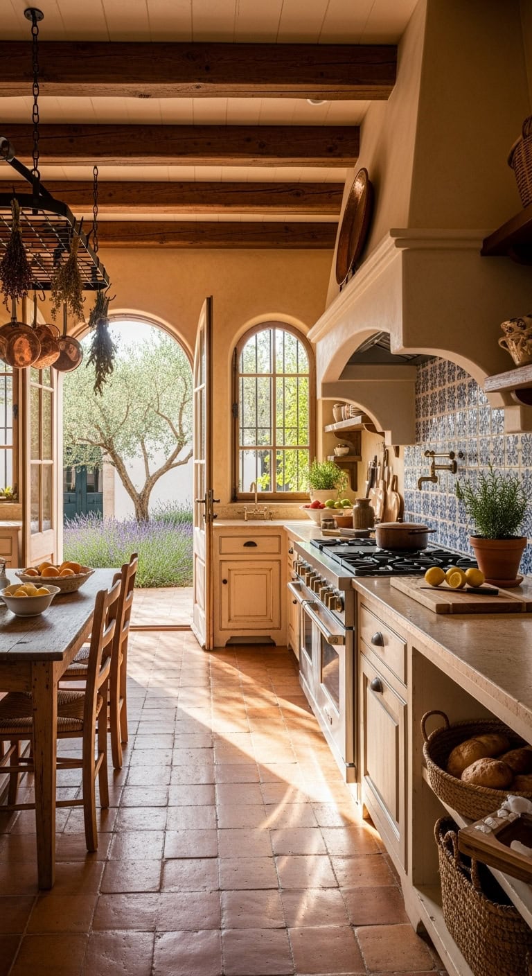warm authentic charming tuscan inspired