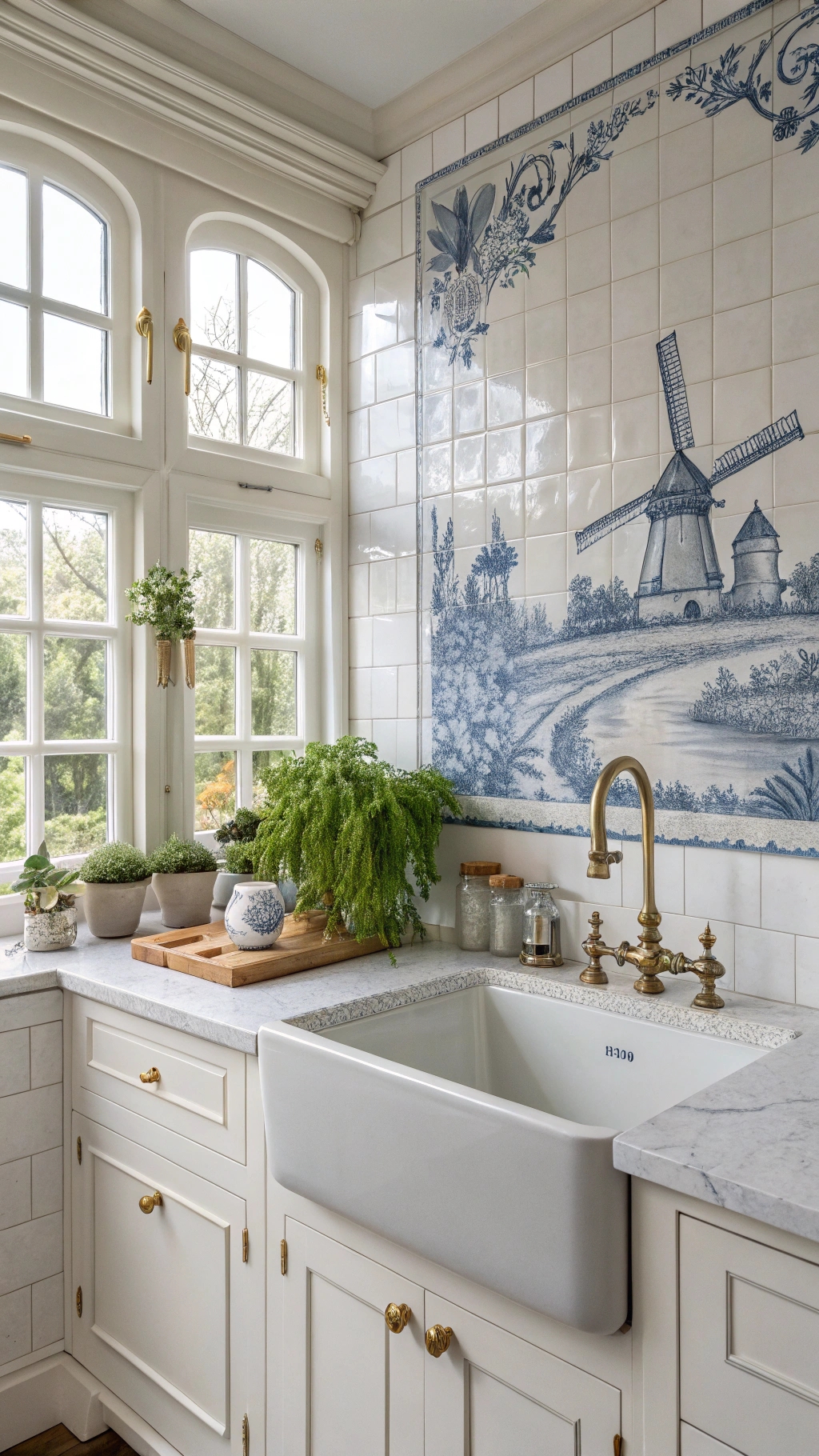 victorian blue delft charm