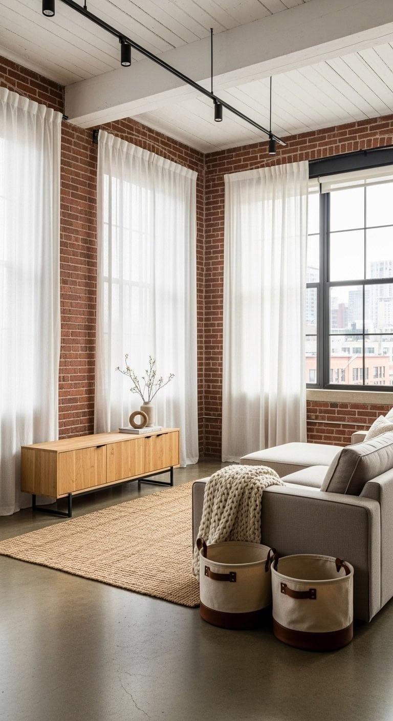 industrial chic concrete neutral canvas