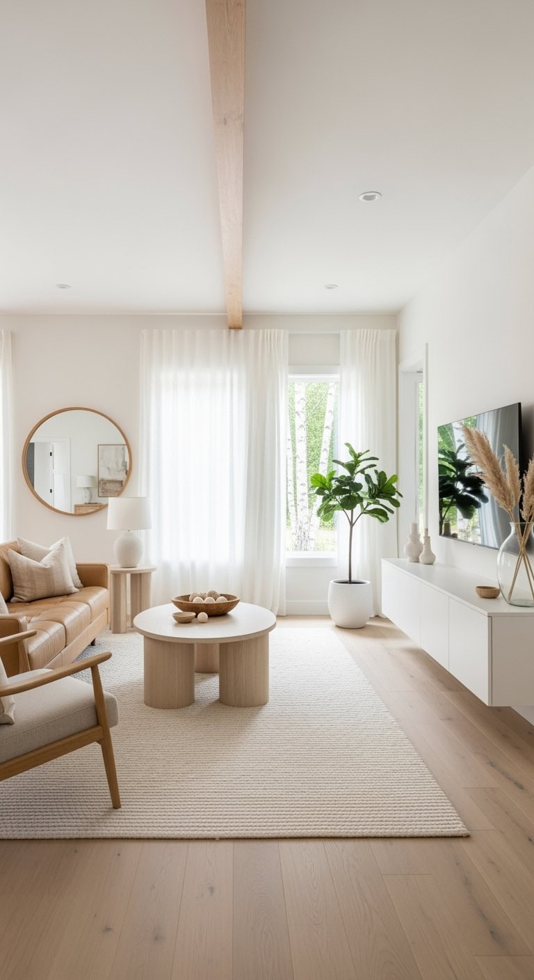 scandinavian minimalist light beige