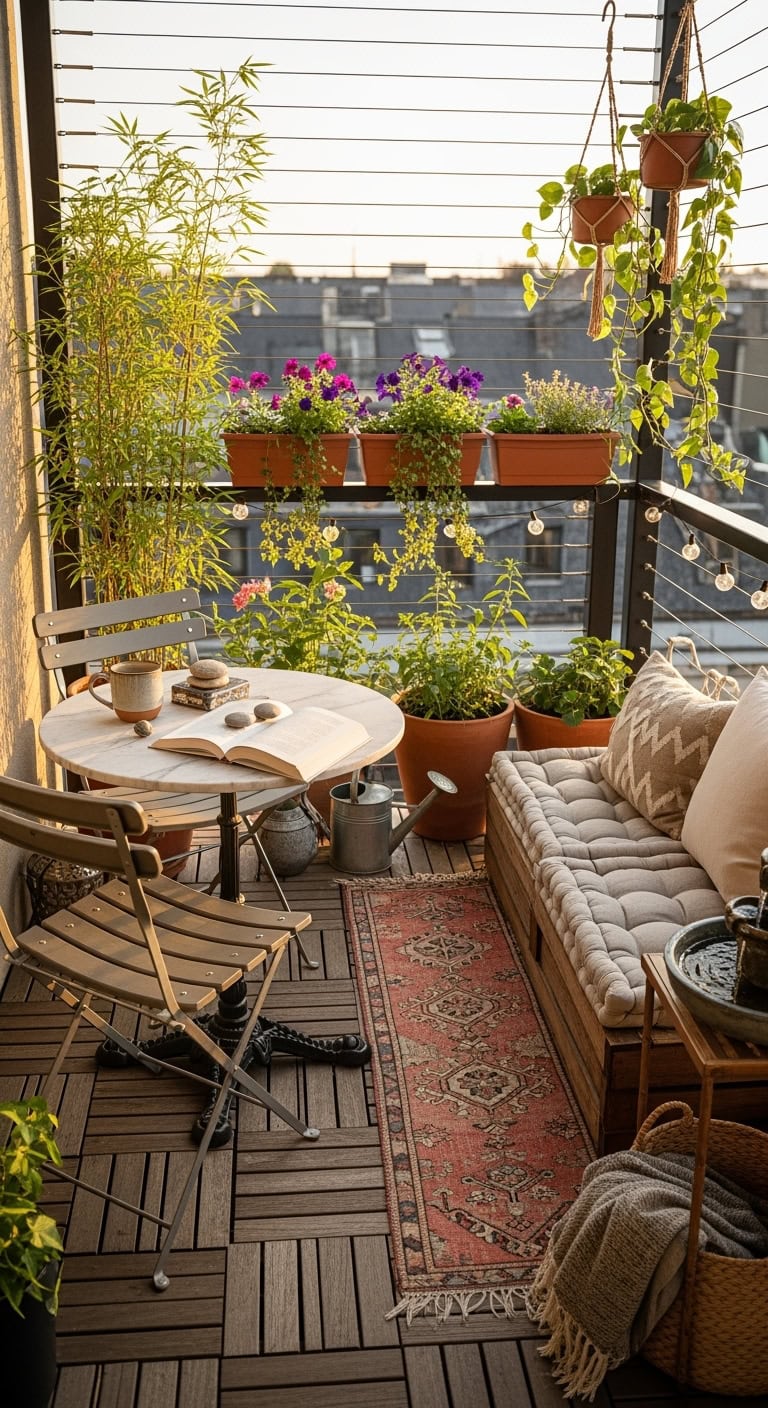 mini water oasis for balconies