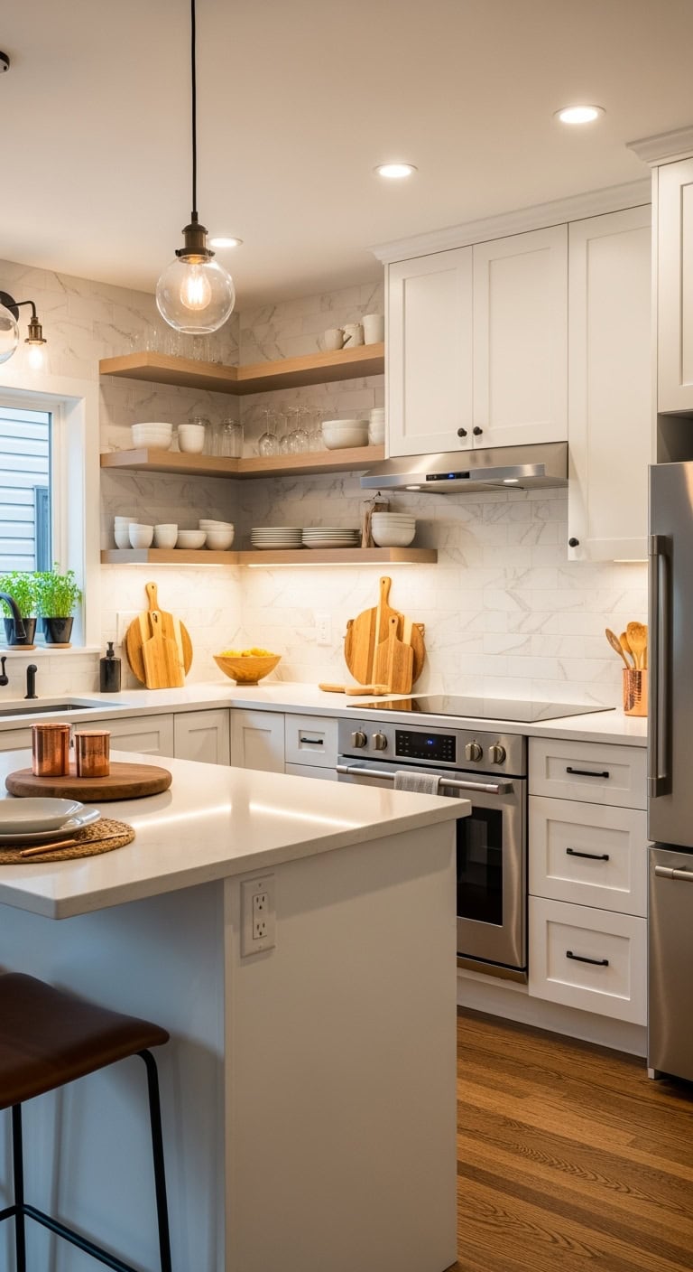 modern white kitchen elegance