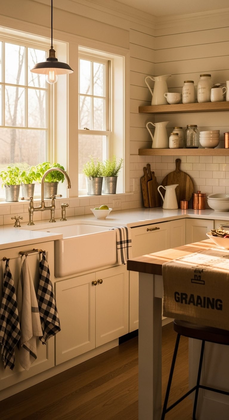 modern farmhouse kitchen essentials