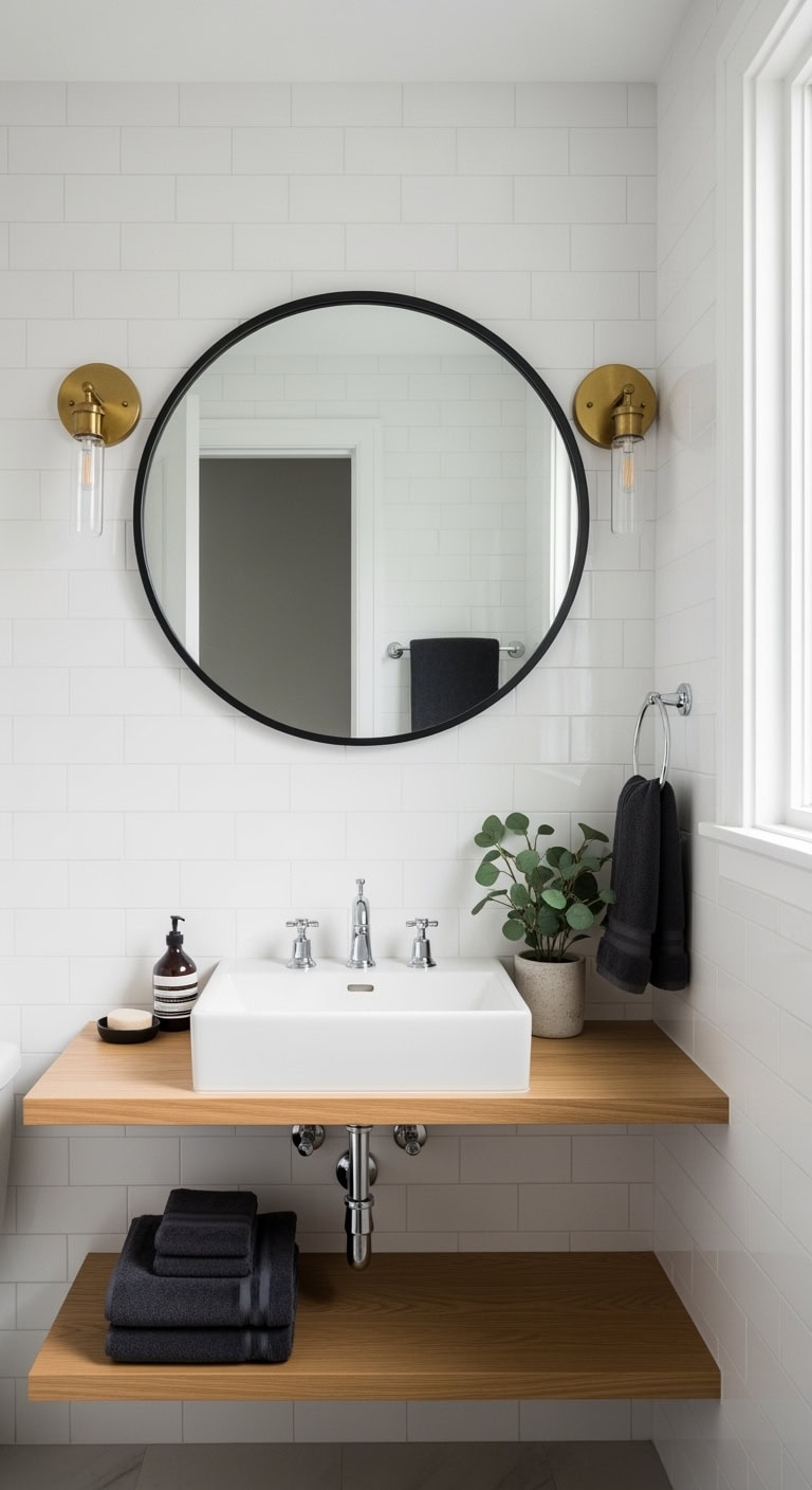 sleek dramatic statement focal point