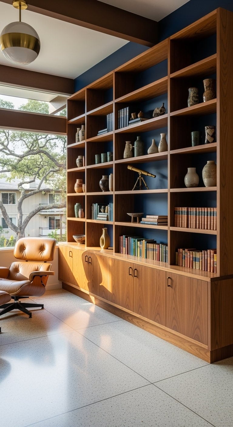 custom floor to ceiling built ins