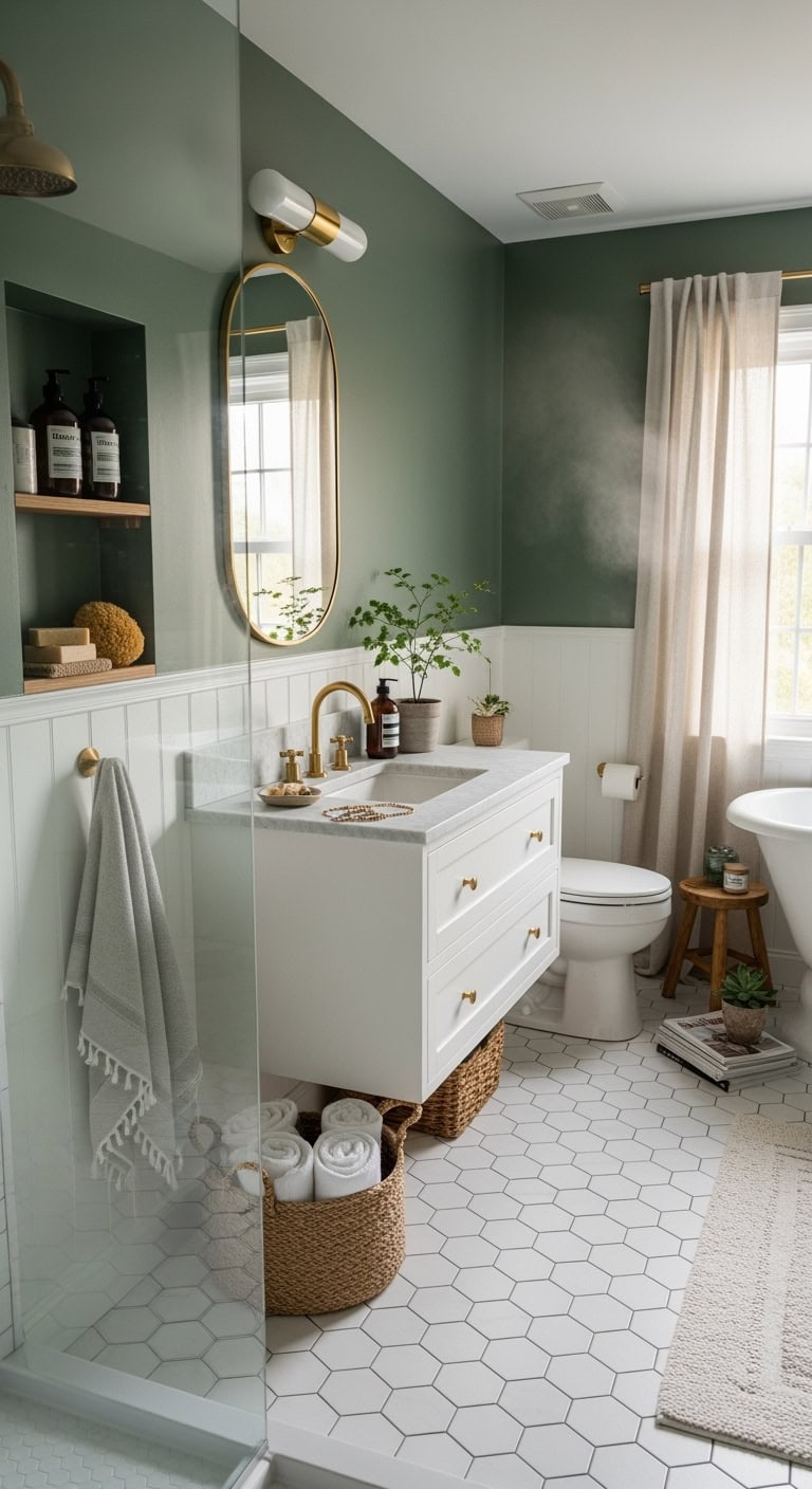 spa like eucalyptus shower niche sanctuary