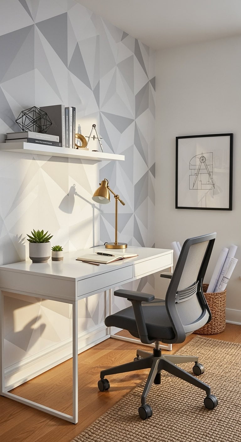 geometric patterns enhance workspace productivity