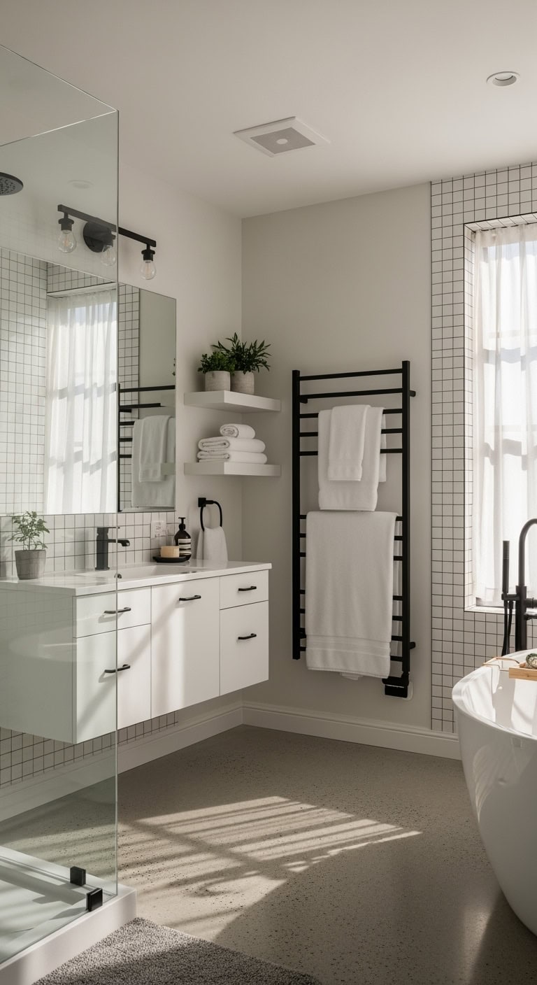 functional bathroom fashion statement