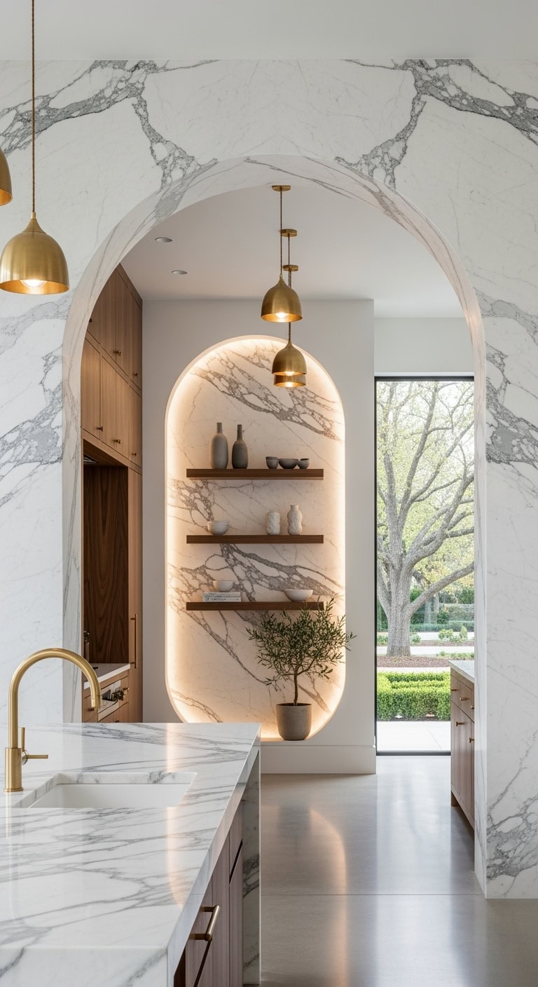 marble arch statement design focal point