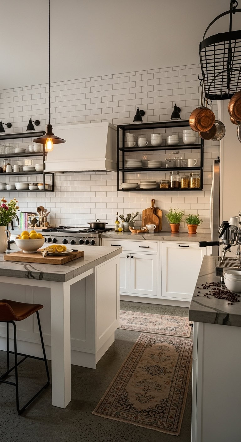 industrial chic kitchen design