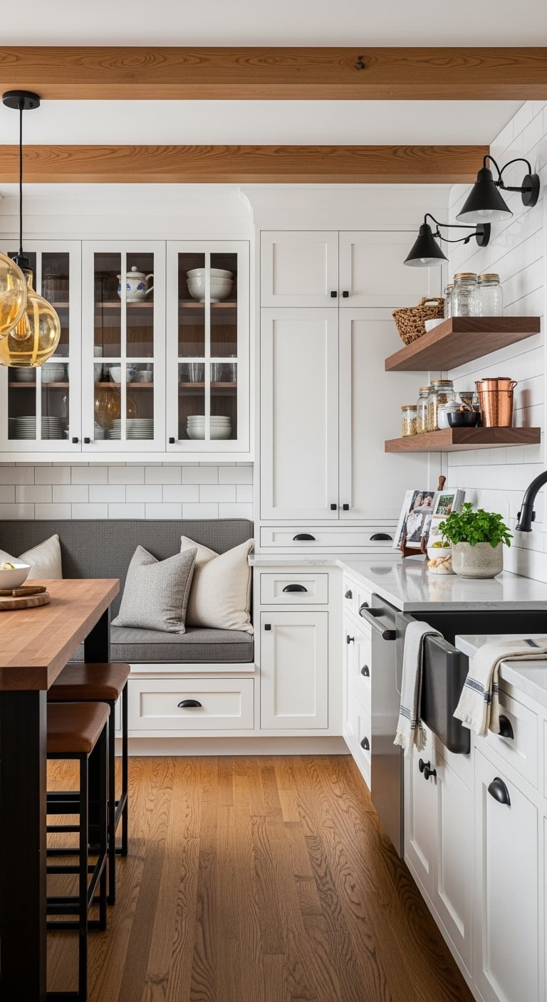 craftsman charm in kitchens