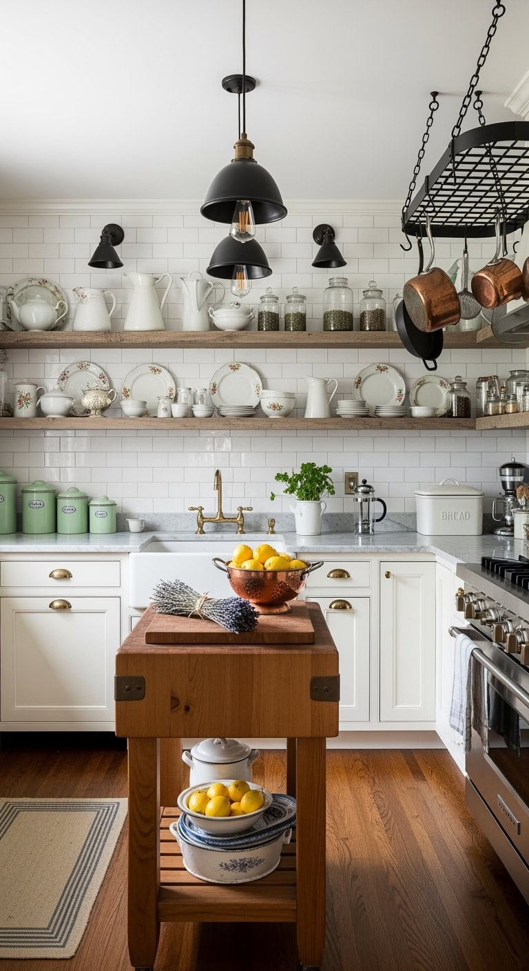 french country kitchen charm