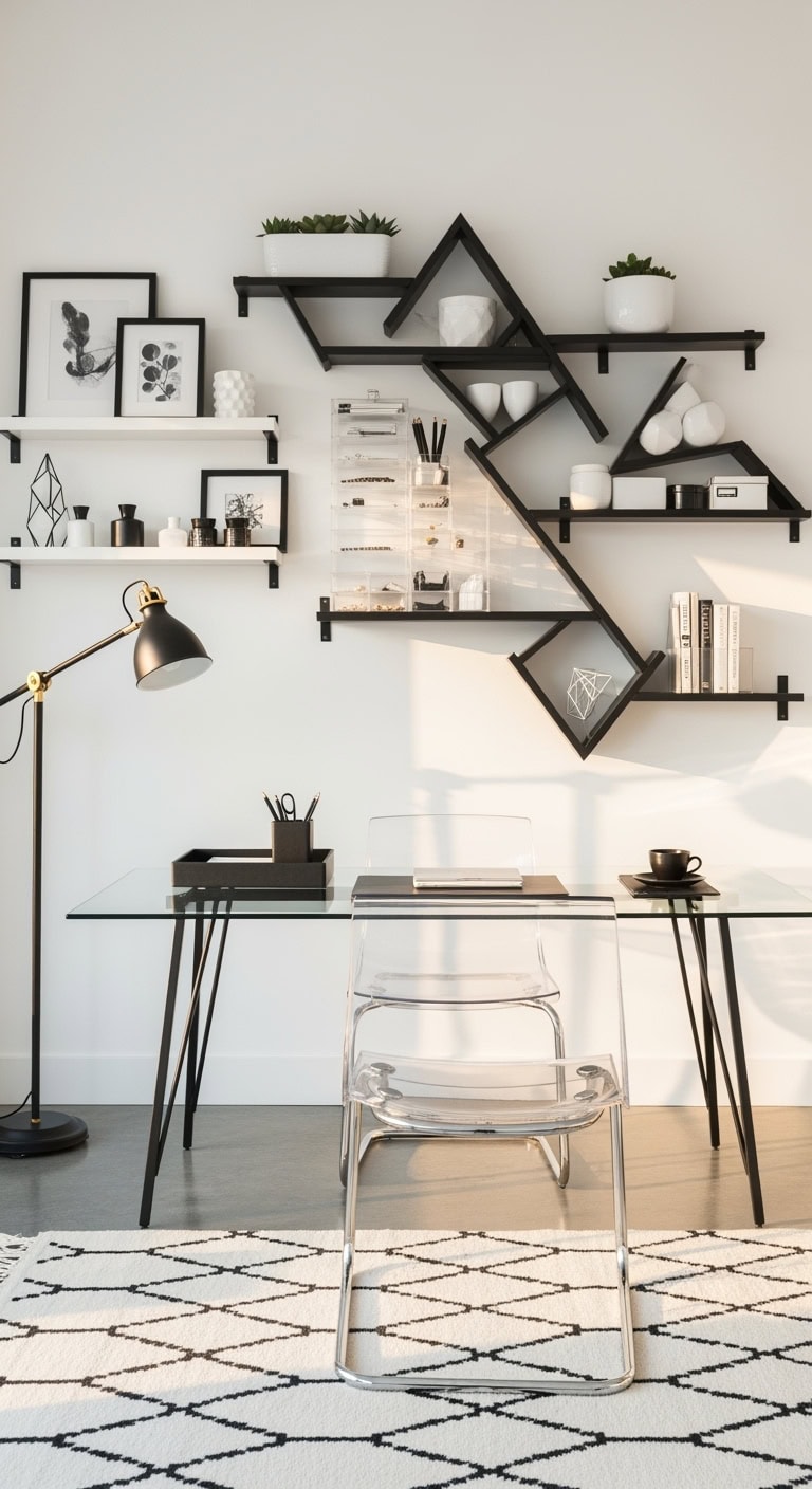 modern minimal reflective anchored