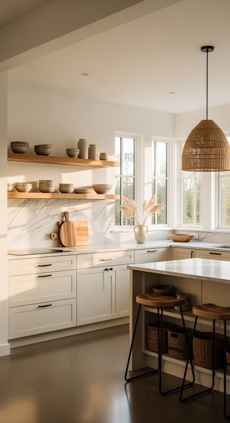 minimalist zen kitchen aesthetic