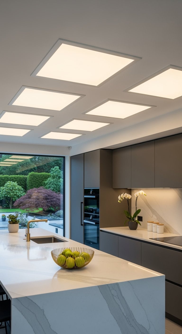 seamless clean layered versatile lighting