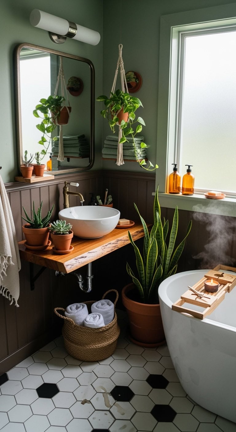 earthy organic versatile terracotta plant displays