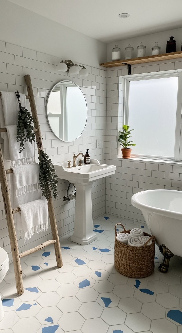 organic functional stylish bathroom storage