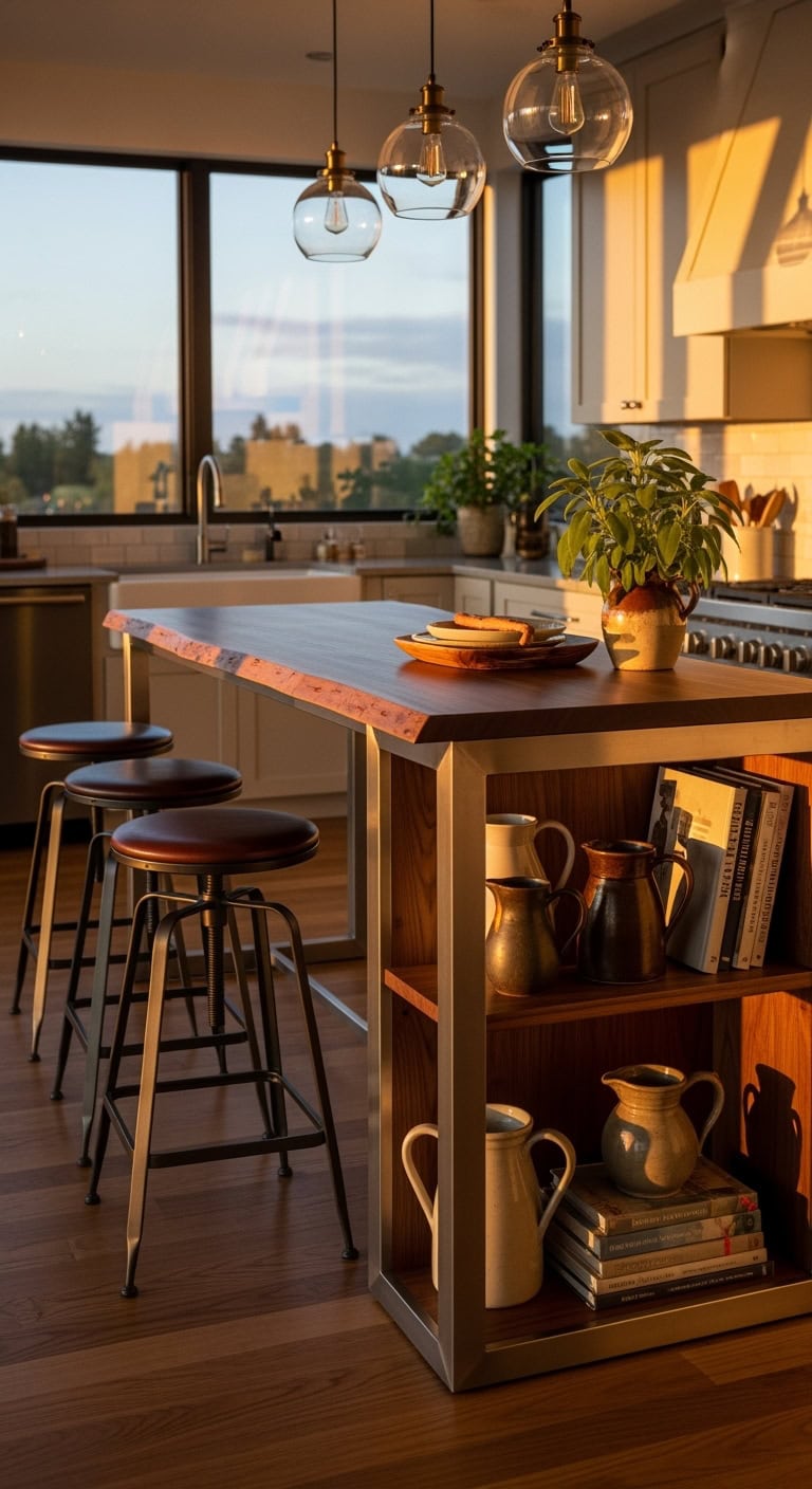 adjustable industrial sophisticated transformable kitchen tables