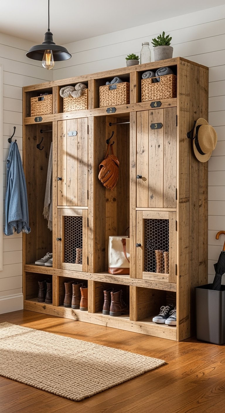 reclaimed farmhouse industrial storage charm