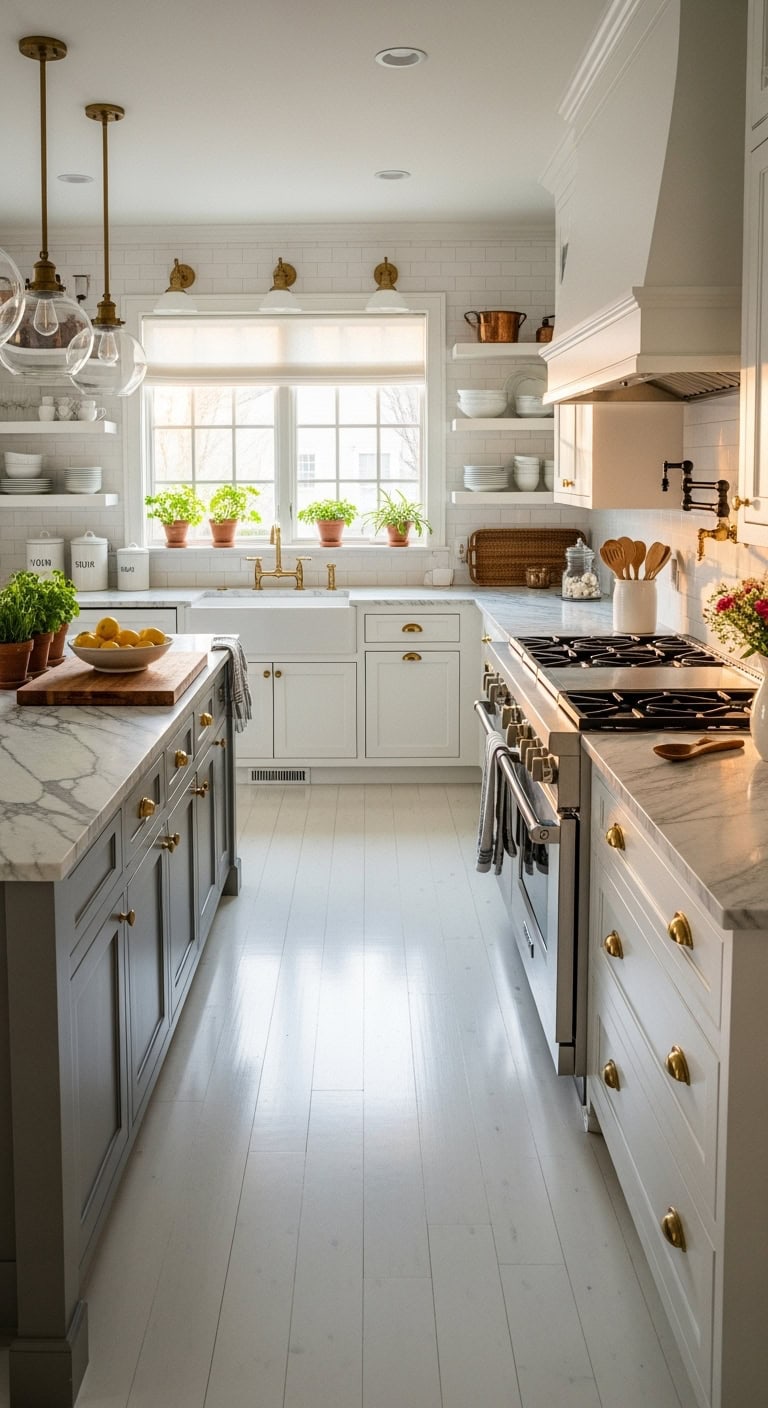 versatile transitional kitchen design