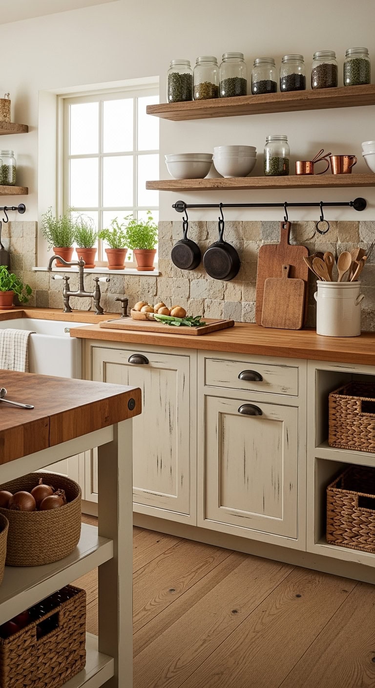 cozy rustic kitchen essentials