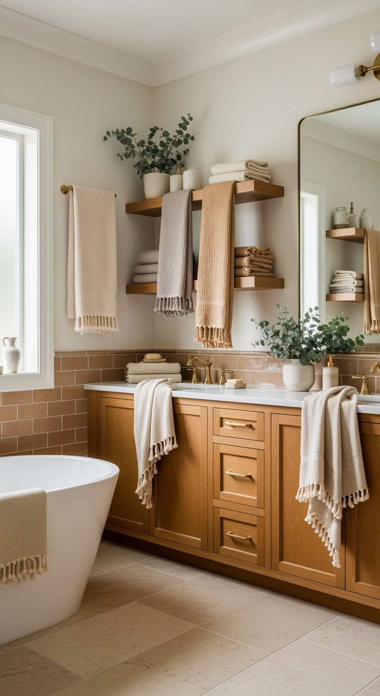 luxurious linen towel color palette