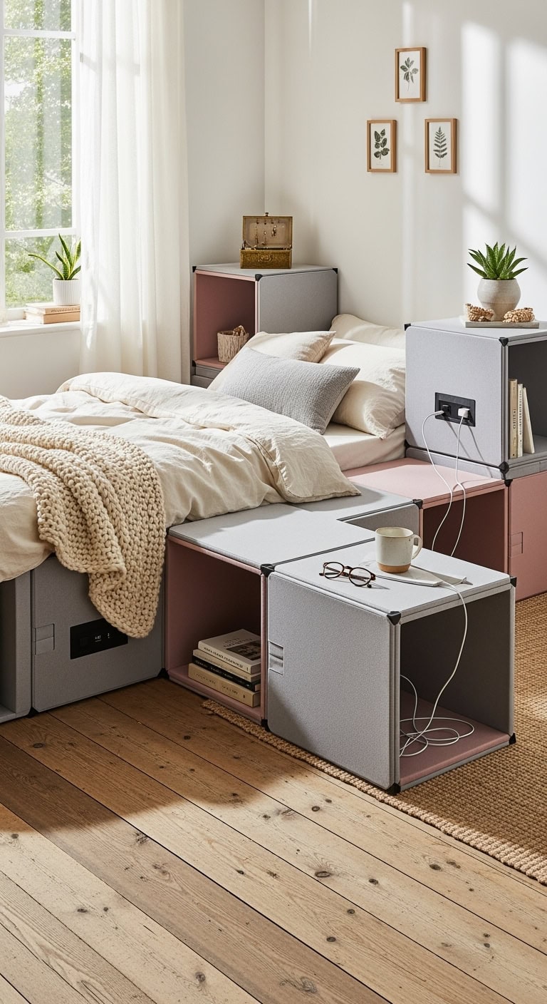 modular customizable storage savvy bedroom solution