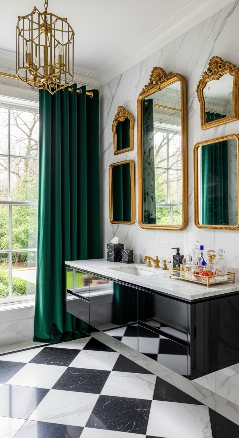 emerald velvet hollywood glam