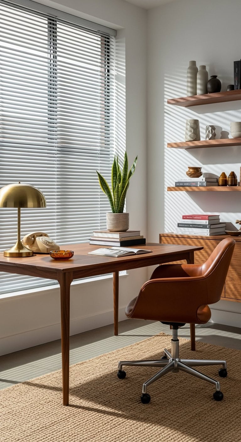 sleek chic retro geometric