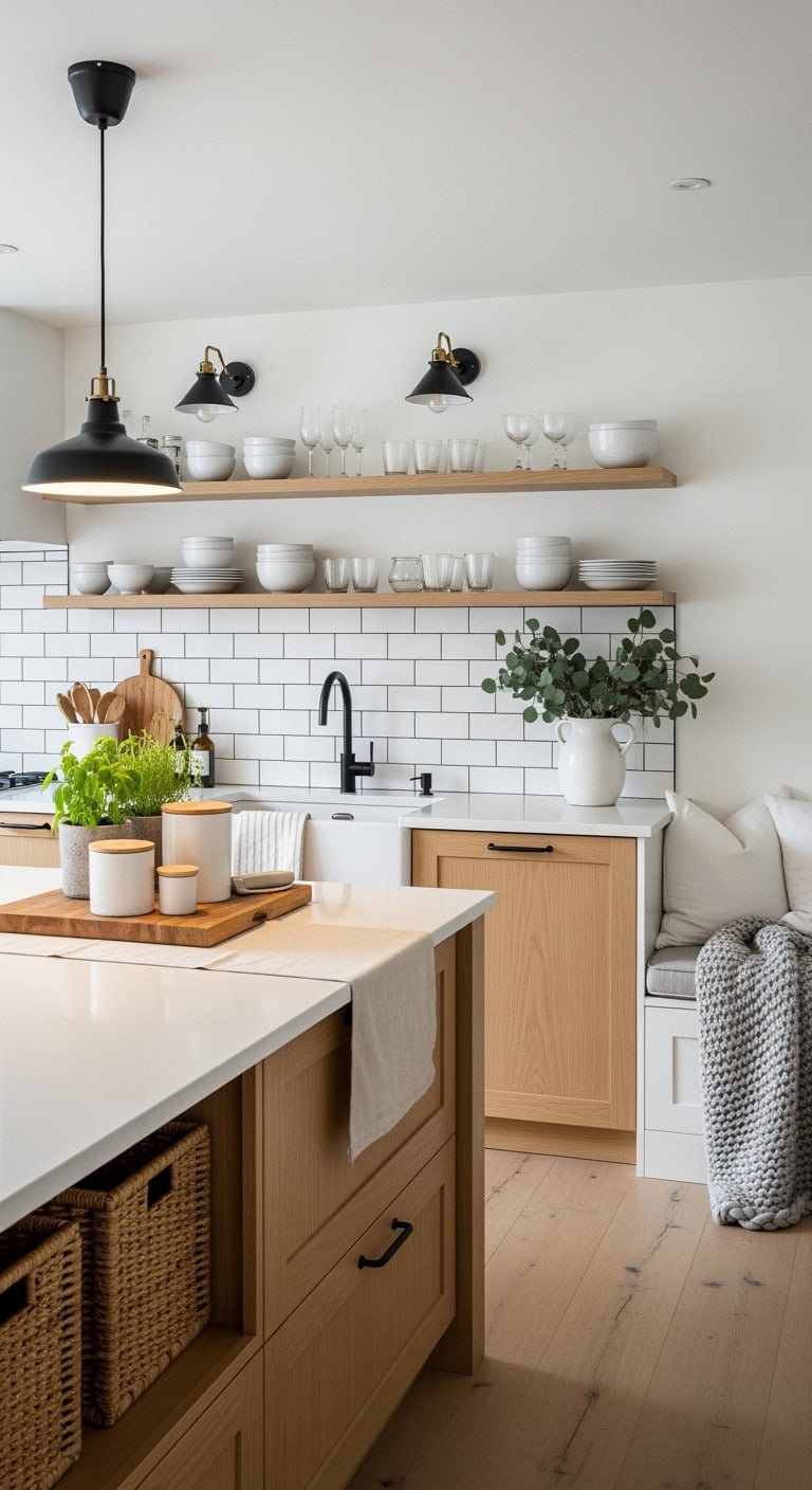 cozy scandinavian kitchen design