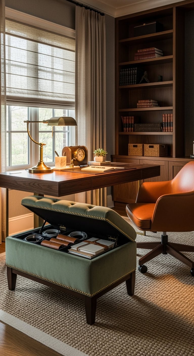 multipurpose textured complementary ergonomic ottomans