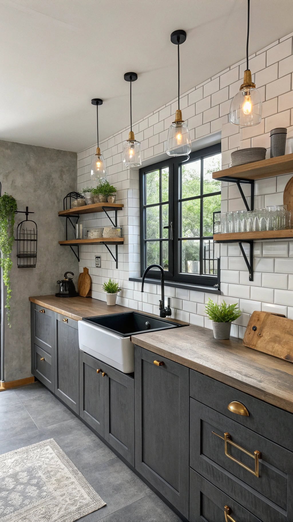 industrial chic kitchen design