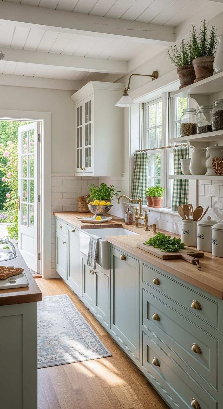 cottage charm with mint