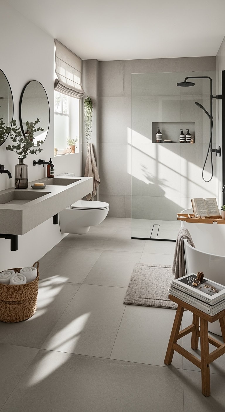 minimalist warm textured spacious