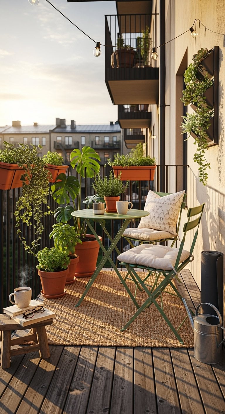 compact multi functional balcony furniture solutions
