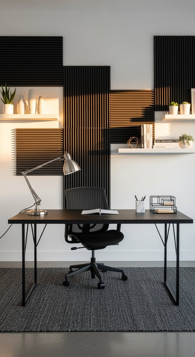 chic functional modern acoustic office