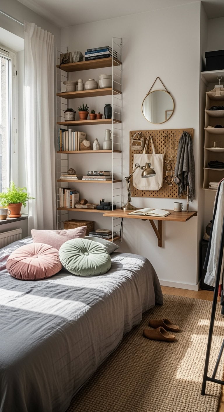 vertical space maximizes storage opportunities