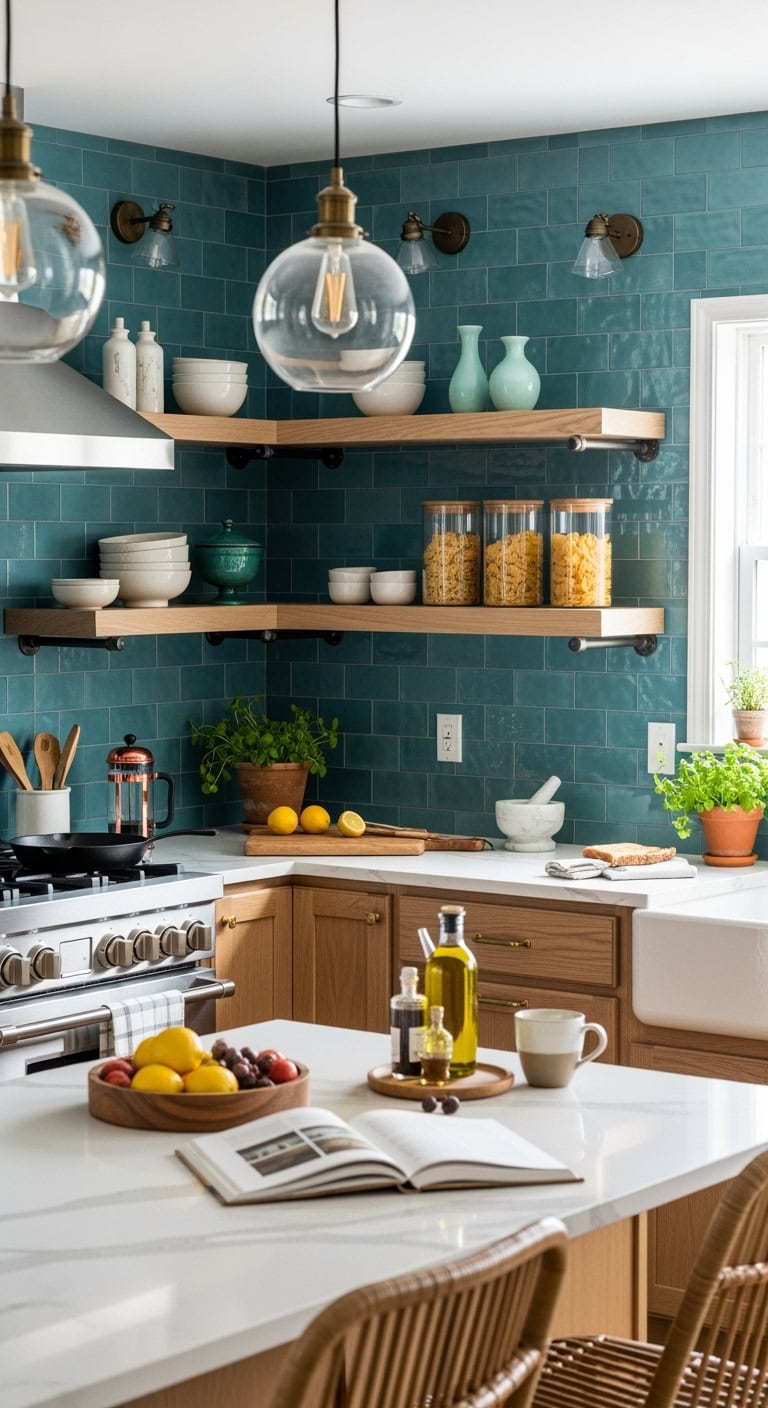 beach house industrial chic display