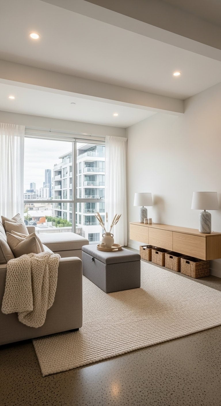 calm neutral living room