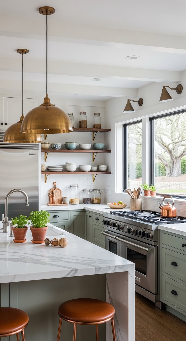 mixed metals visual interest