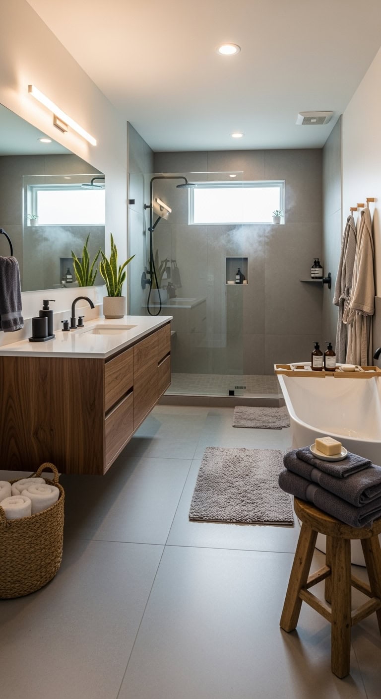 minimalist luxury warm and industrial