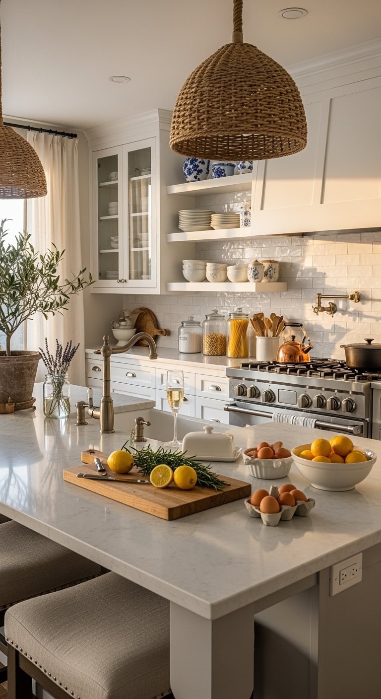 coastal cottage kitchen cabinet refresh