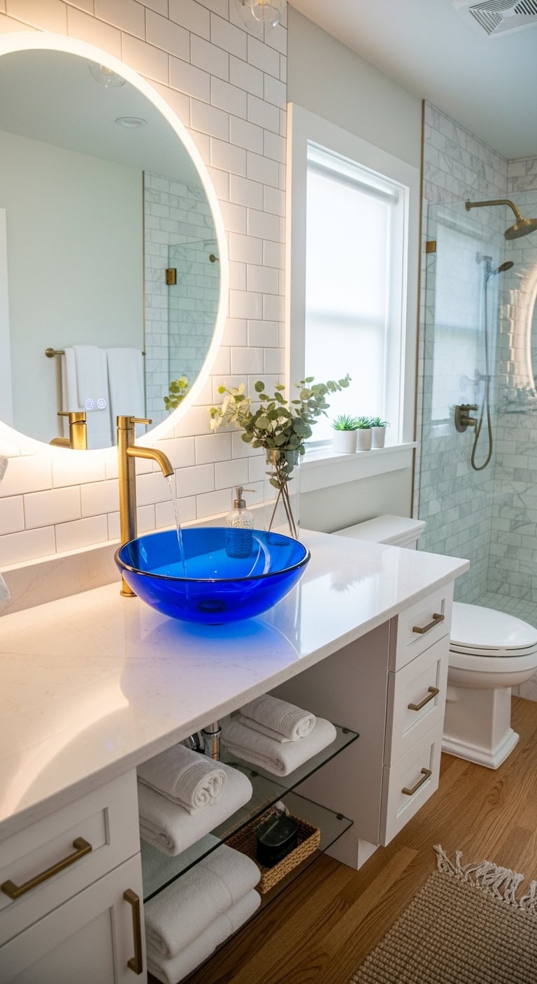 functional bathroom sculpture art installation