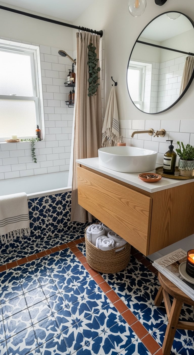 captivating moroccan inspired floor patterns