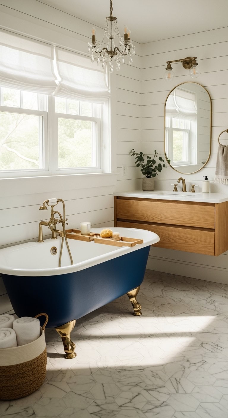 luxurious moody dramatic customizable bathtub