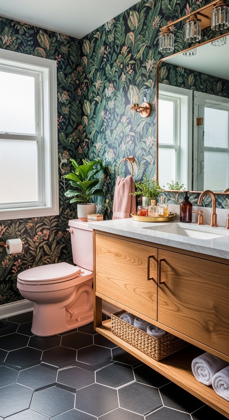 chic millennial pink bathroom revolution