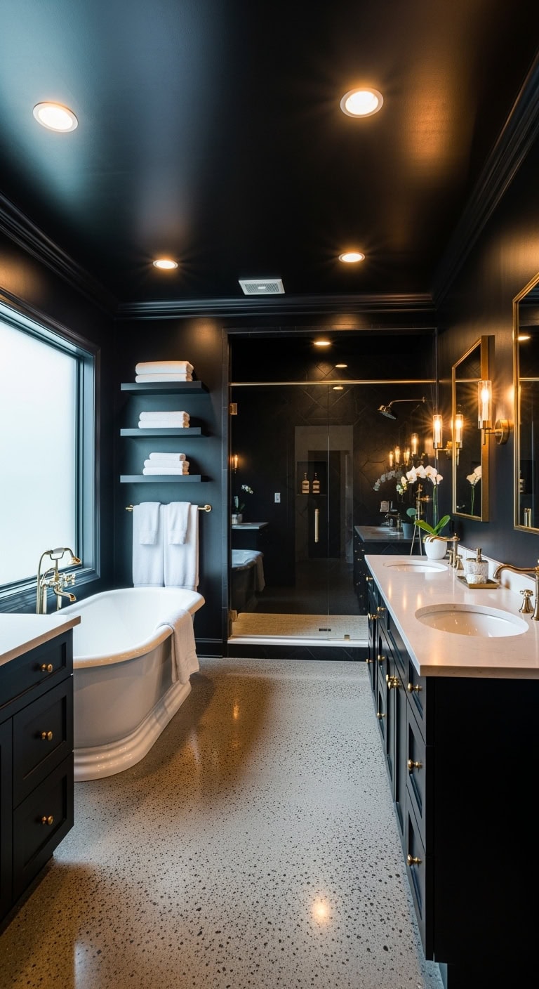 luxurious intimate dramatic enveloping ceiling